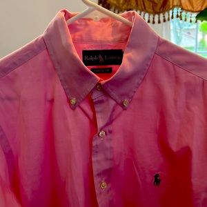 Polo Ralph Lauren Classic Fit long sleeve dress up shirt.